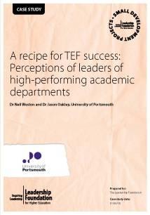 A recipe for TEF success