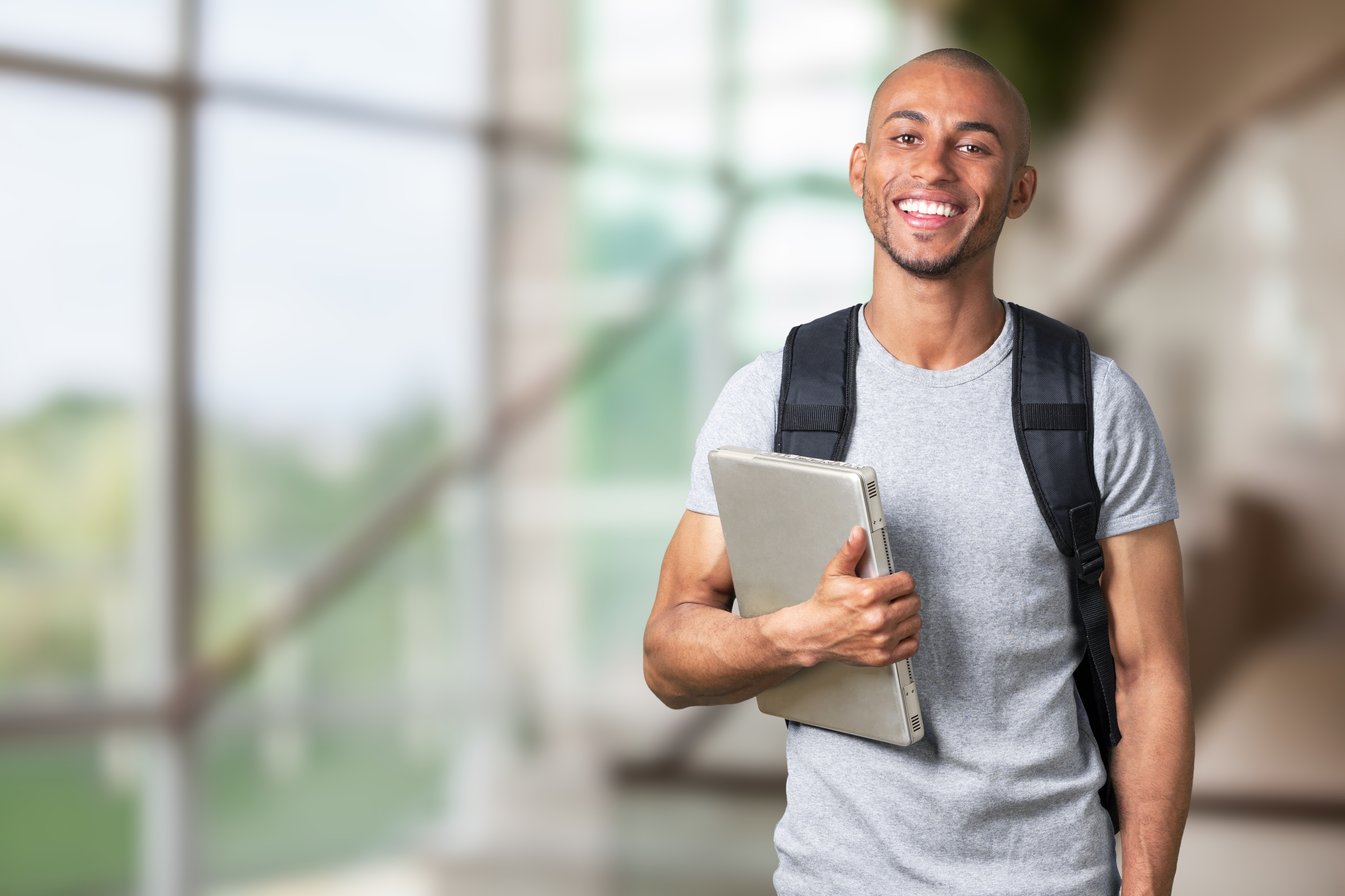 Happy student 