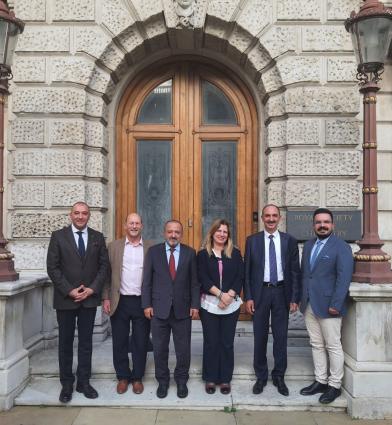 Turkist delegation at Royal Society of Chemistry, London, UK