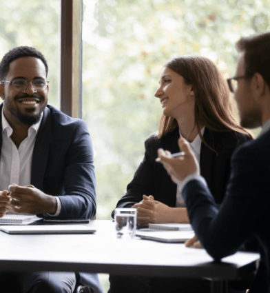 group in conversation