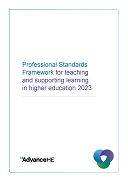 Professional Standards Framework for teaching and supporting learning in higher education 2023 - large print